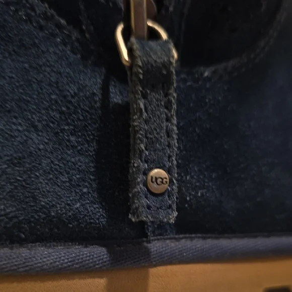 UGG Navy Suede Boots - Picture 8 of 8